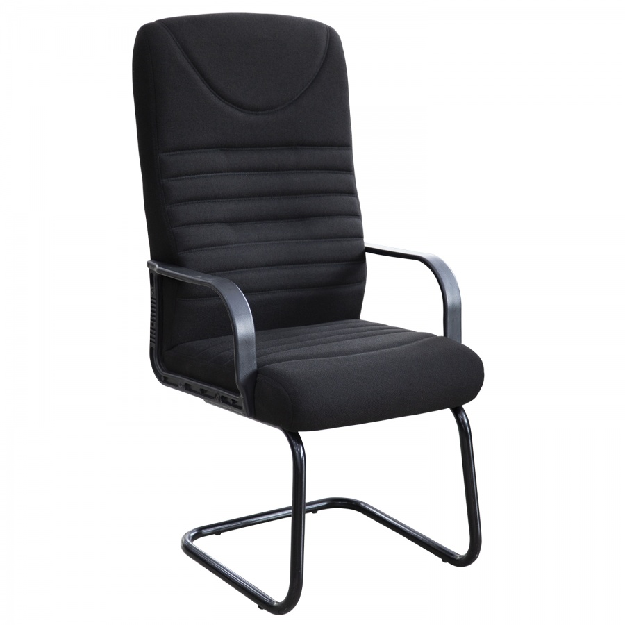 Кресло Менеджер (мет.кар) гобелен,кзам подл.пл.Сенатор,черные полозья