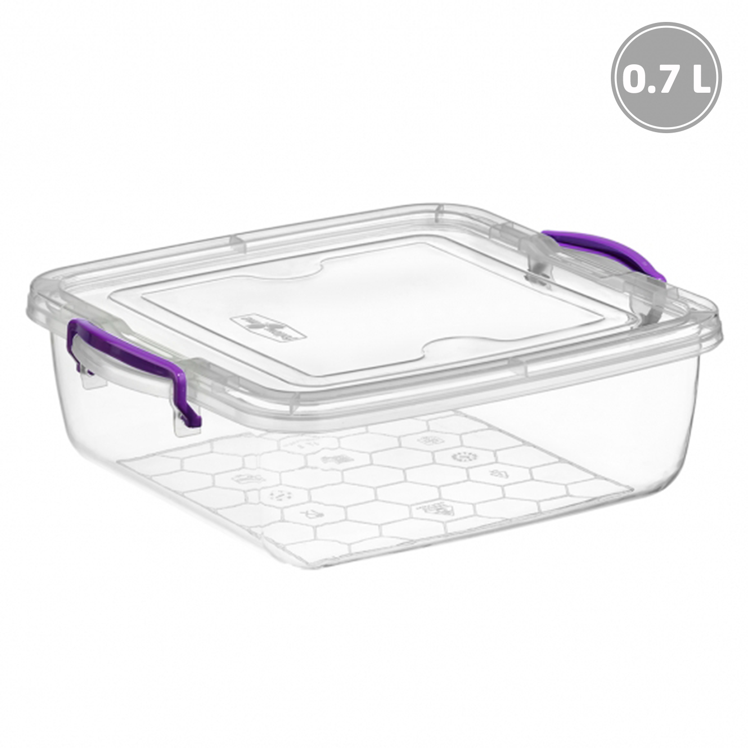 Контейнер с крышкой 700 мл. №1143 02