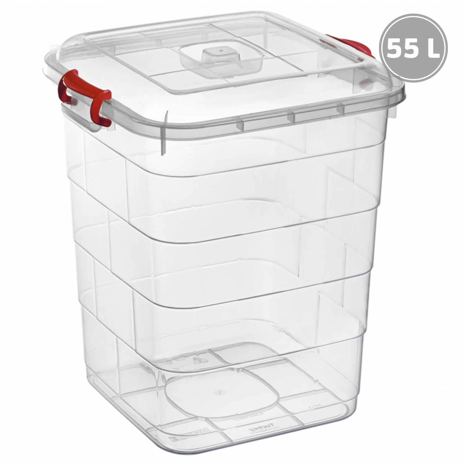 Контейнер с крышкой 55л мод 1112 96 (Турция)