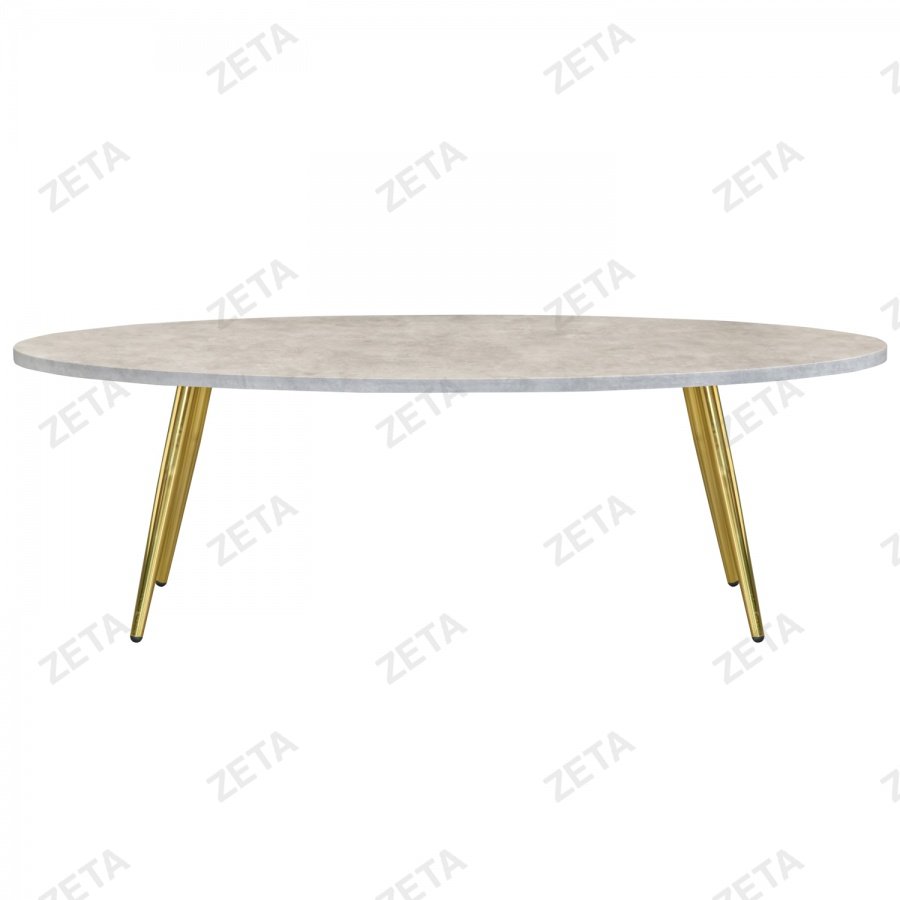 Стол журнальный "Марсель" с ножками металл DS-A1502 (толщина столешница на выбор)