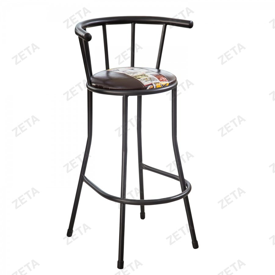 Стул барный "Альфа" (пятиполосный)