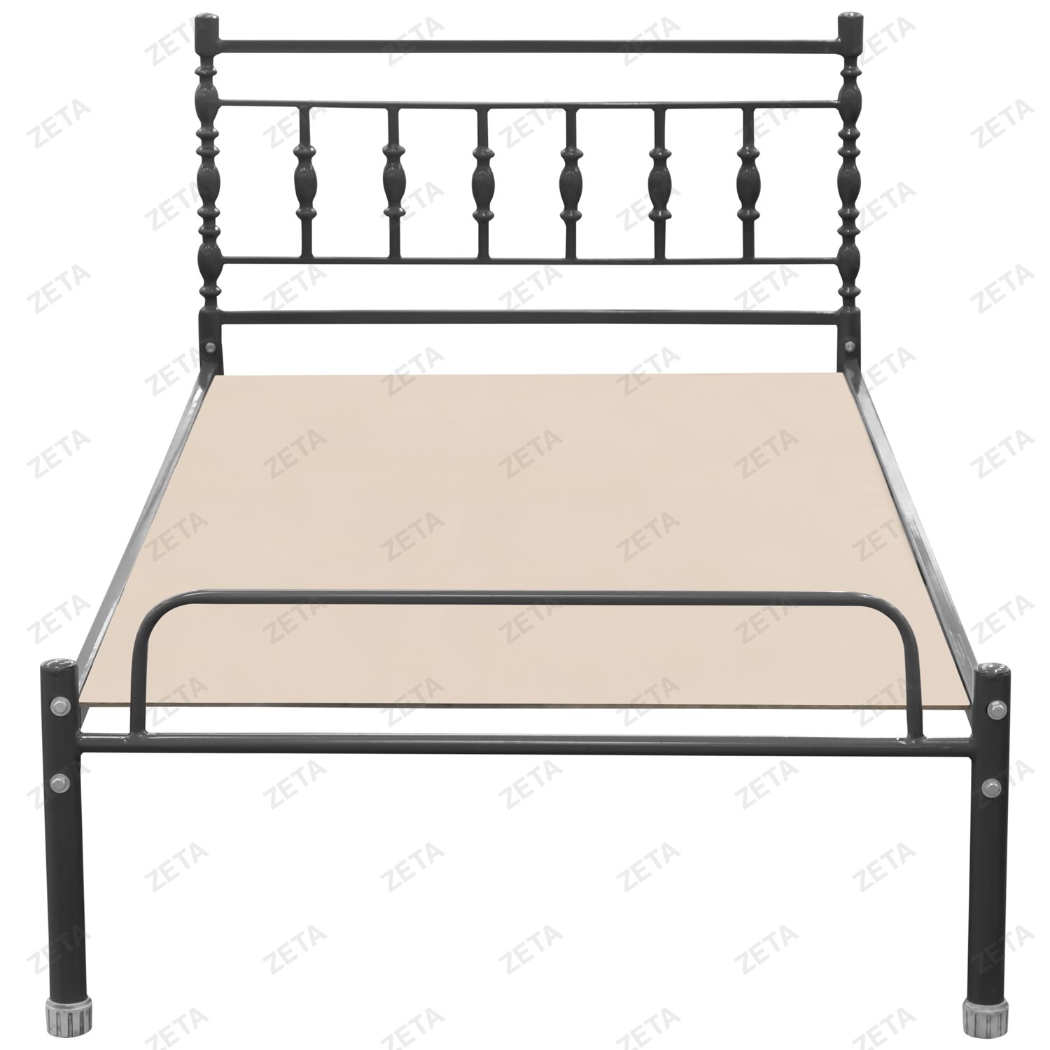 Кровать "Одри" 1-местная (с одной вальцовой спинкой)