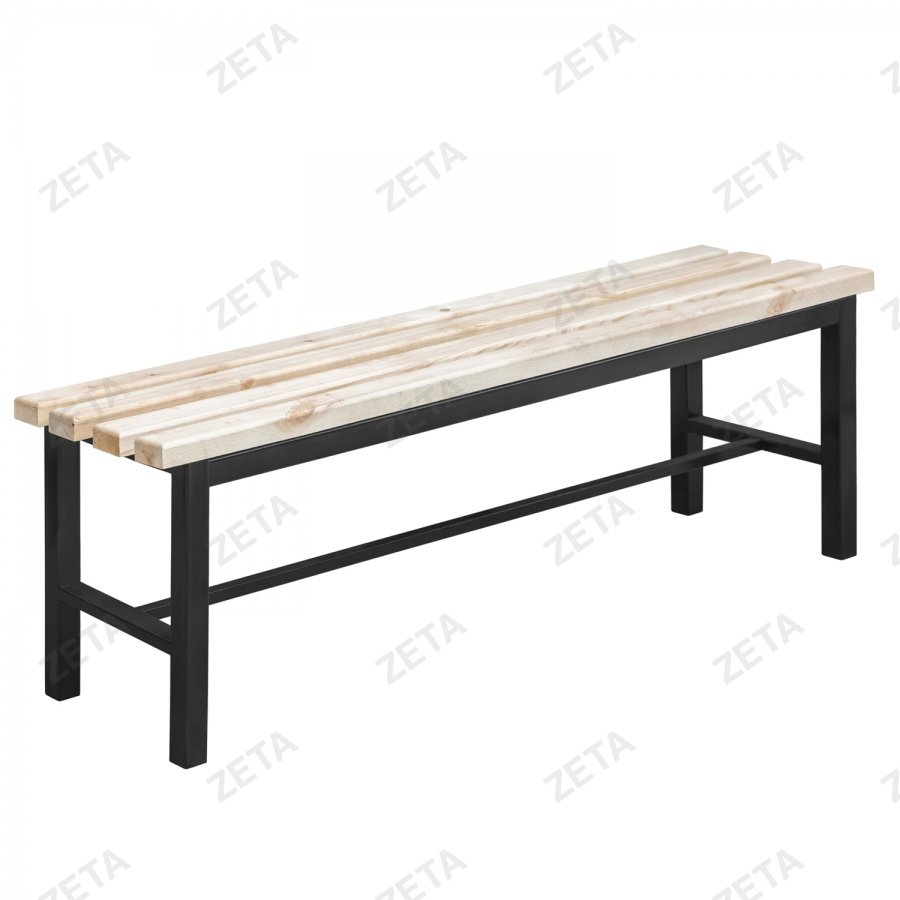 Скамья уличная, без спинки (4 бруса) классическая - изображение 1