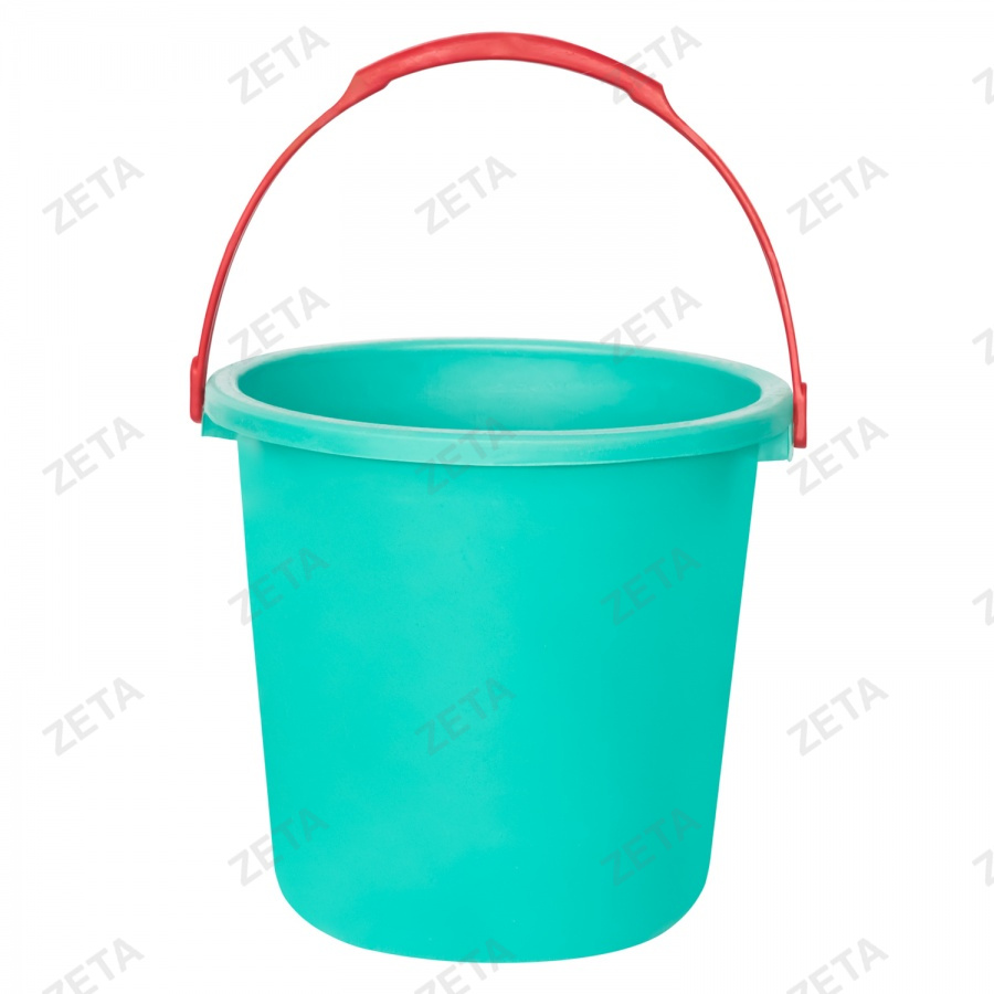 Ведро пластиковое, цветное (12 л.)