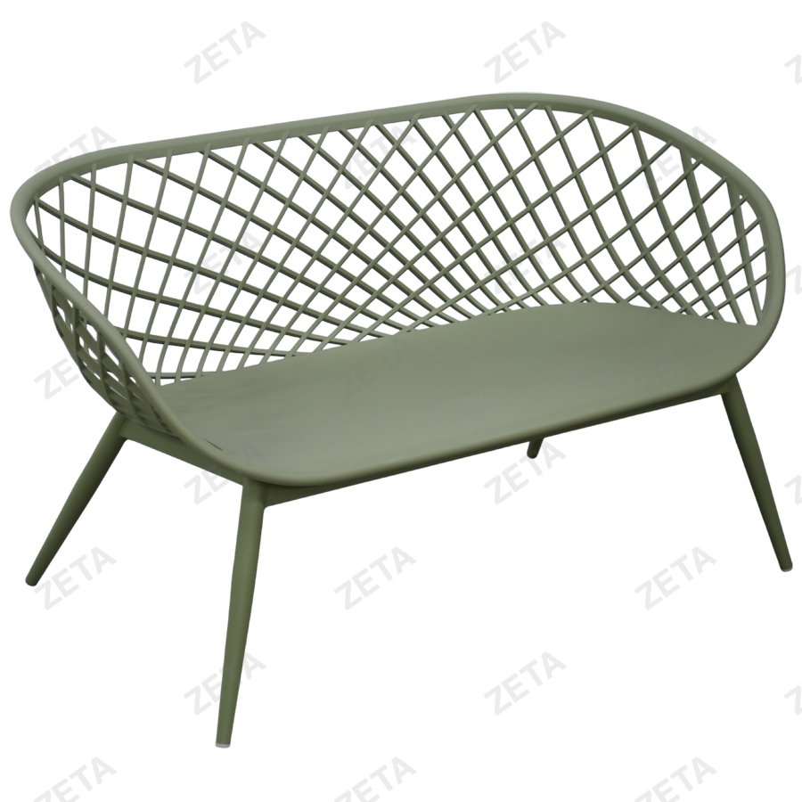 Диван пластиковый №1666-2k (ВИ)