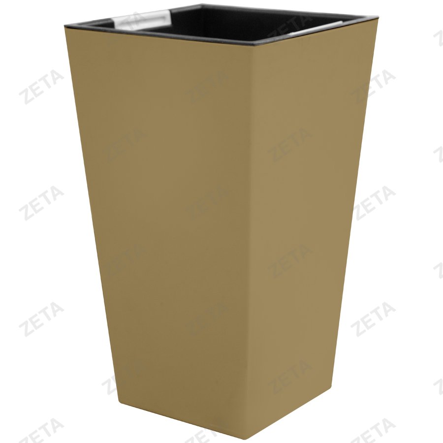 Кашпо для цветов (с внутренним горшком) (Большой) цветное - изображение 1