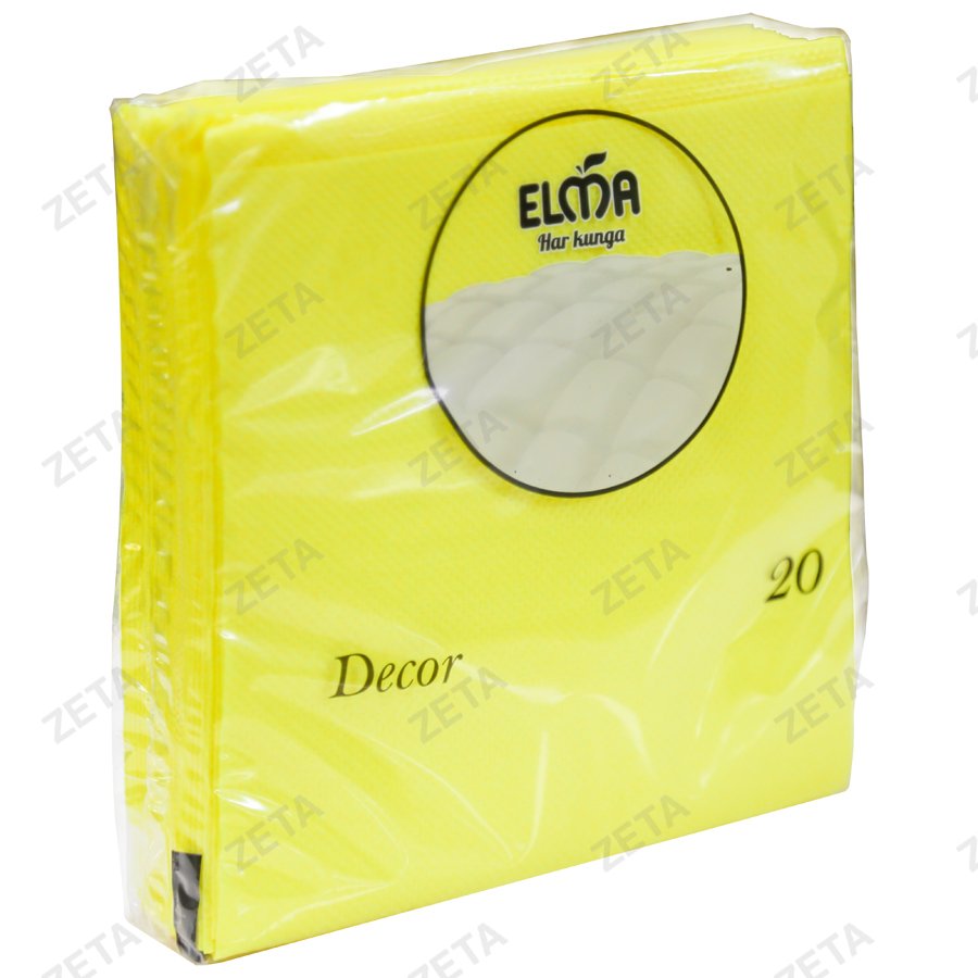 Салфетки 2-слойная 31*31 см 20 шт. Classic Elma (Узб)