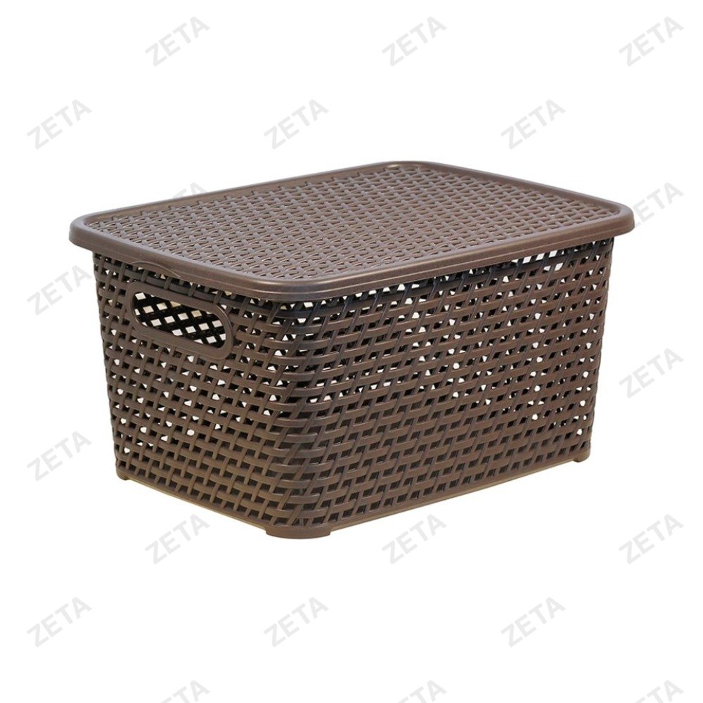 Ящик с крышкой 280 * 185 * 126 мм. "Ротанг" №М2372