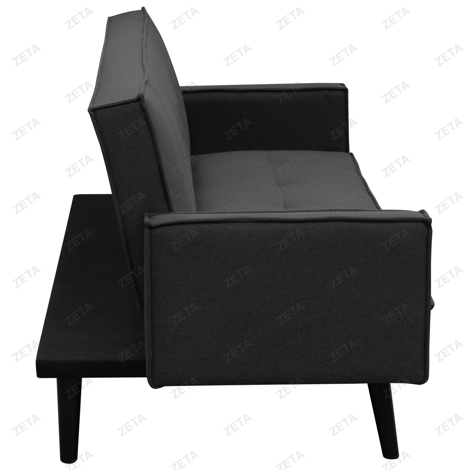 Диван 2LAF-020N6-P3 (черный) (ВИ)