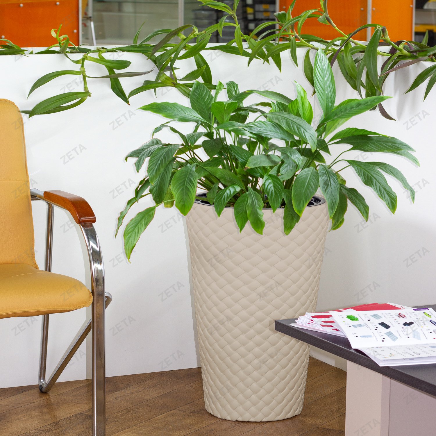 Кашпо 9/42 л. со вставкой "Ротанг" М 3407 - изображение 3