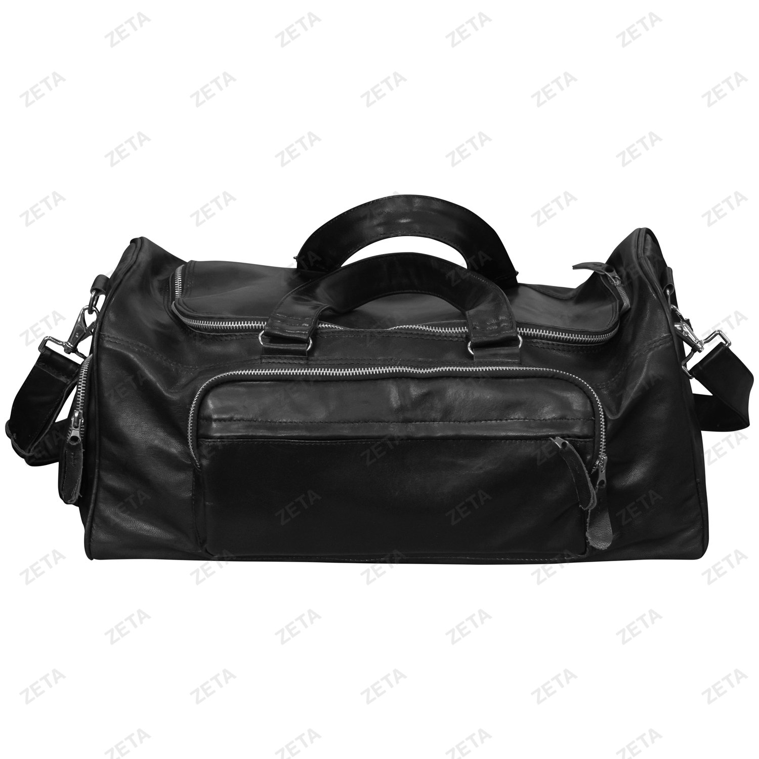 Сумка дорожная с ремнем Шах, кожа