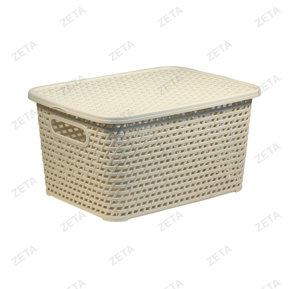 Ящик с крышкой 280 * 185 * 126 мм. "Ротанг" №М2372