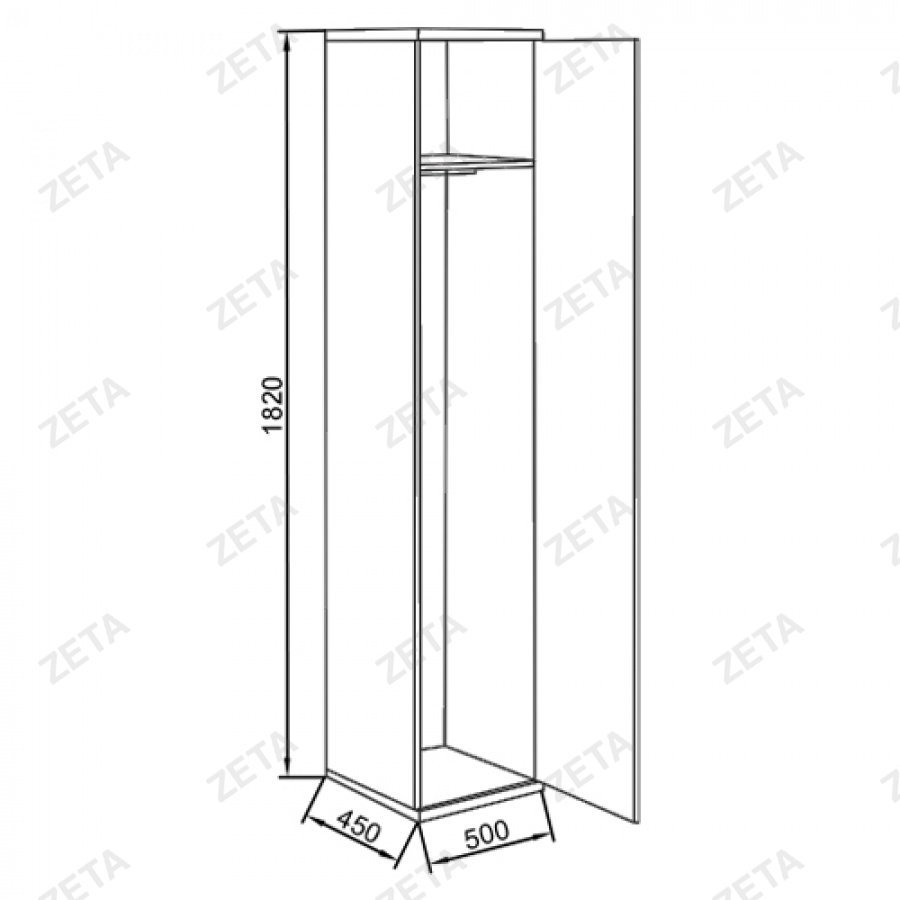 Шкаф для одежды "КУЛ ШО-1" - изображение 5