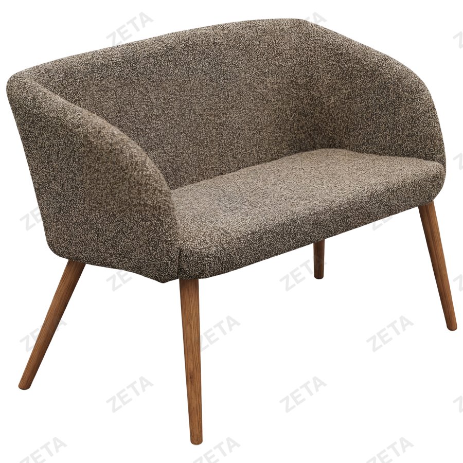 Кресло 2-х местное "Лаури" (орех) (1100*550*750 мм.)