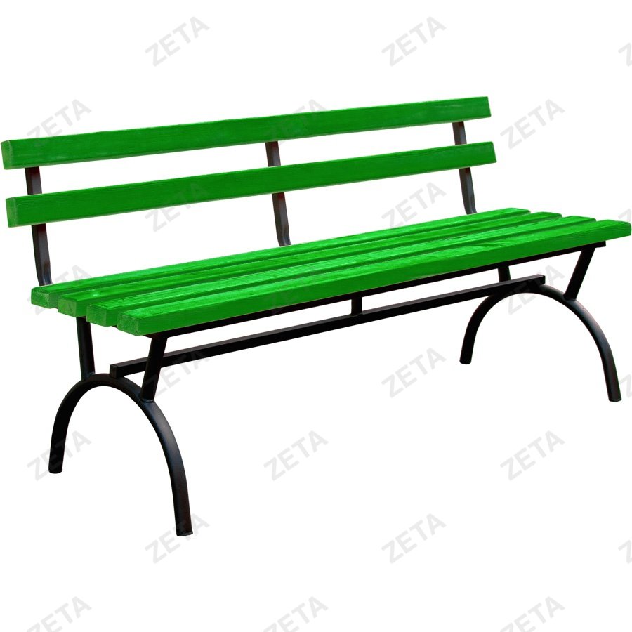 Скамья уличная со спинкой - изображение 1