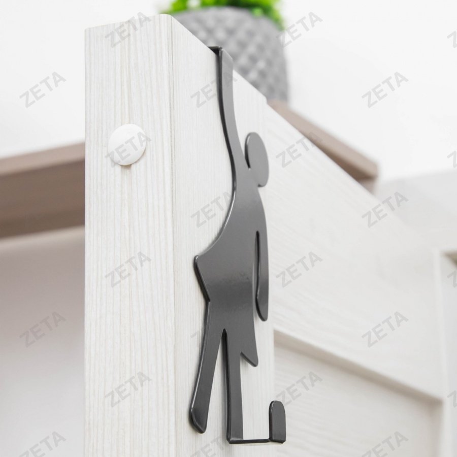 Крючок навесной, металлический "Девочка"