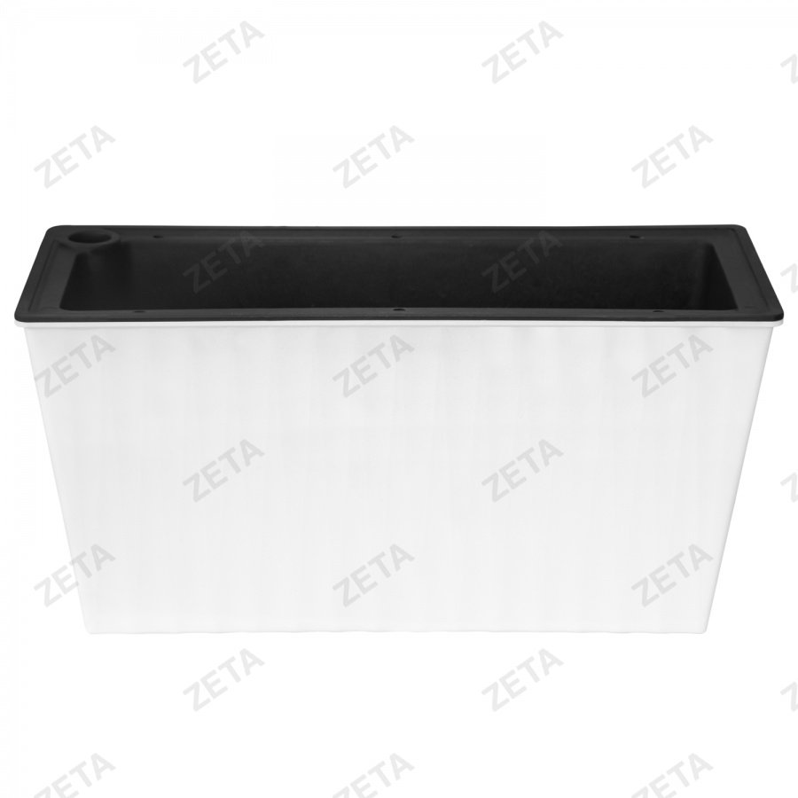 Кашпо для цветов "Блум" белое (среднее)