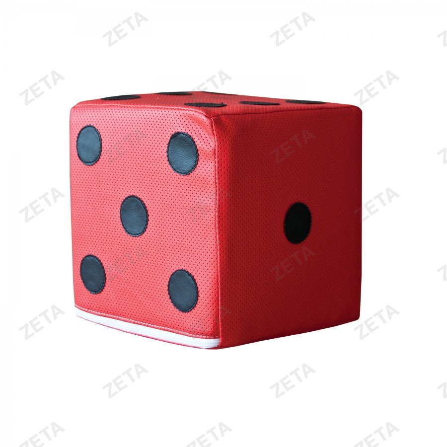 Пуфик с аппликацией "Кости" - изображение 1