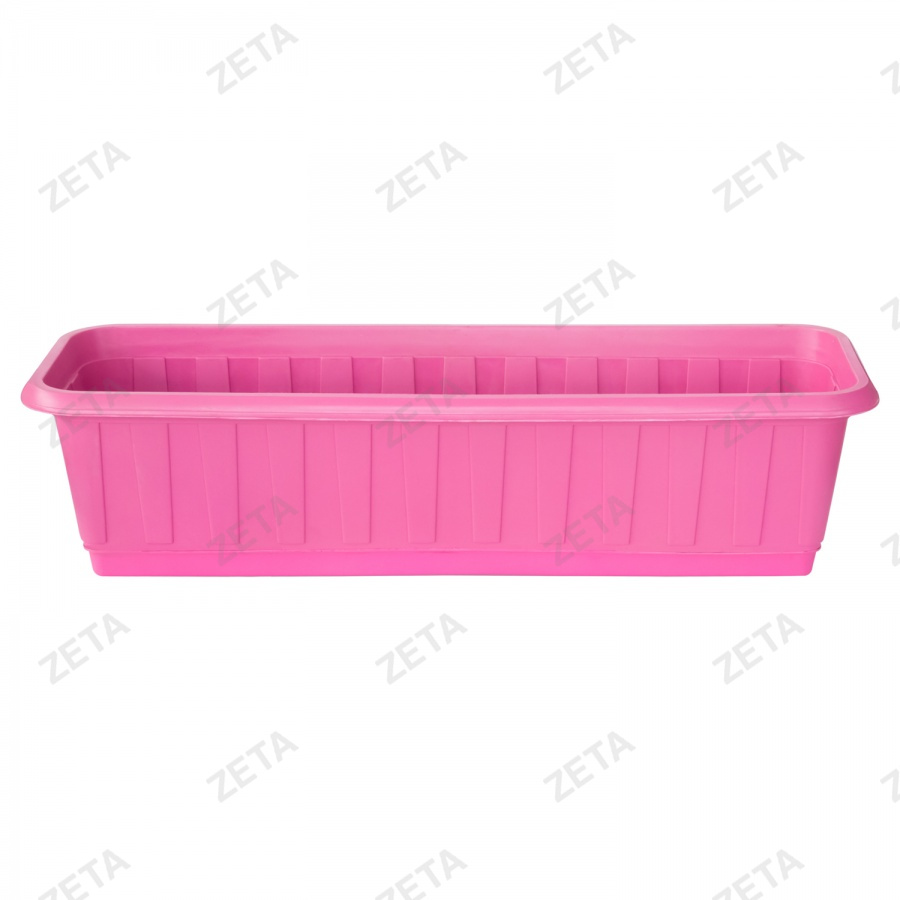 Горшок прямоугольный с поддоном, цветной (63 см)