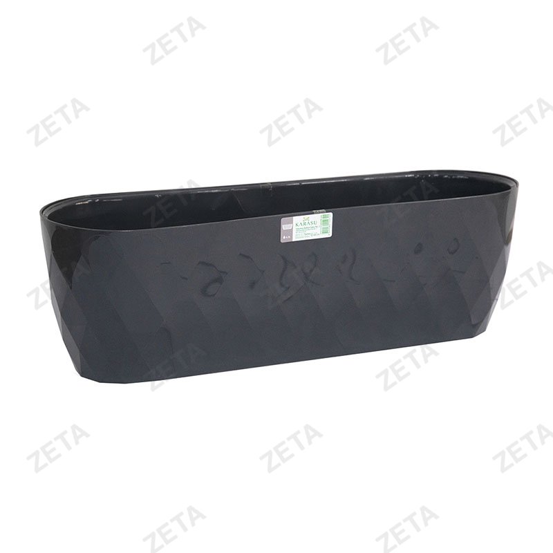 Горшок для цветов №KRS-472 (чёрный)