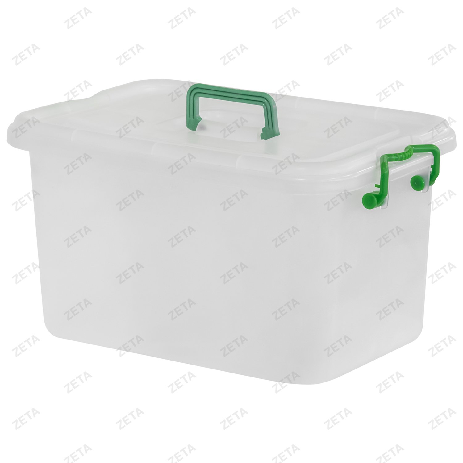 Контейнер пищевой прозрачный (16 л.) с крышкой - изображение 1