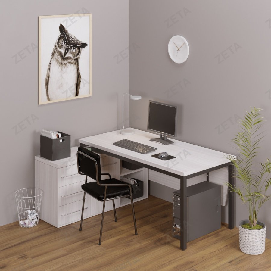 Стол с тумбой "Хантер" (1400х700 мм.)