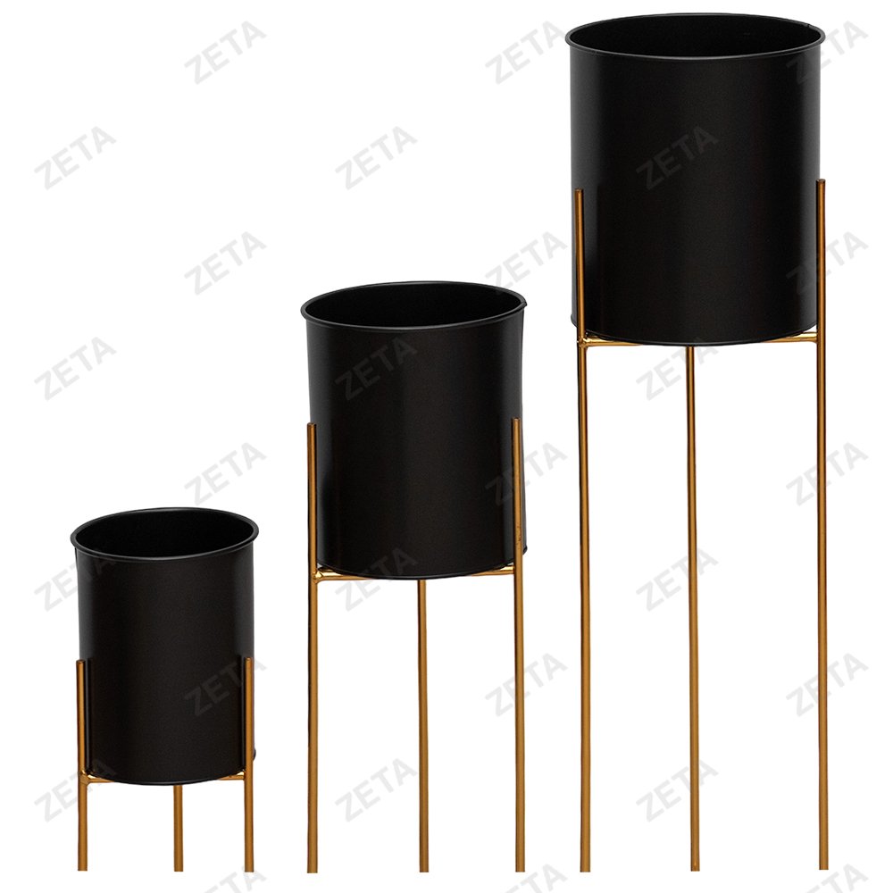 Подставка для цветов №3001EA (чёрный) (Турция)