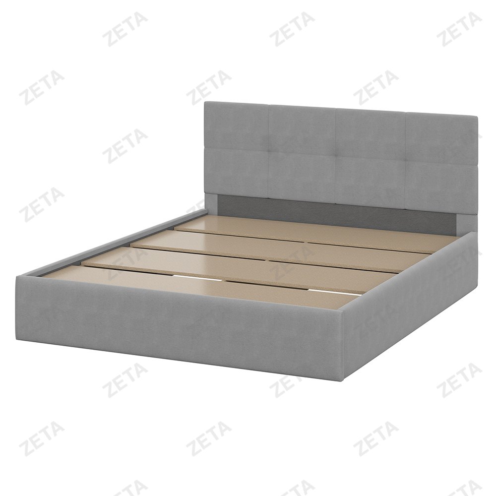 Кровать двойная №4 №00-00112031 (серый) (РФ) - изображение 2