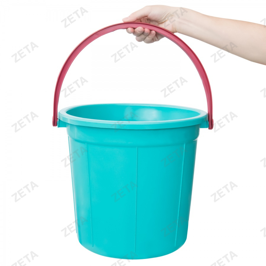 Ведро пластиковое, цветное (16 л.)