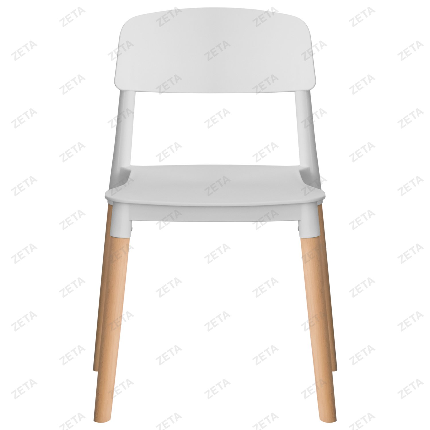 Стул "С22" пластиковый (белый) (ВИ)