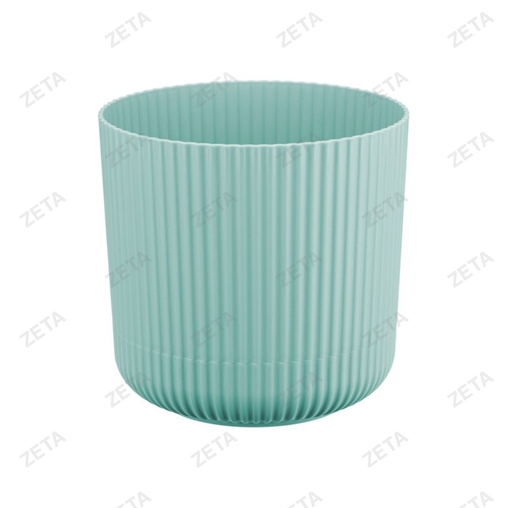 Кашпо 3,2 л. 180 мм. с пристегнутым поддоном "Вельвет" №М 3182