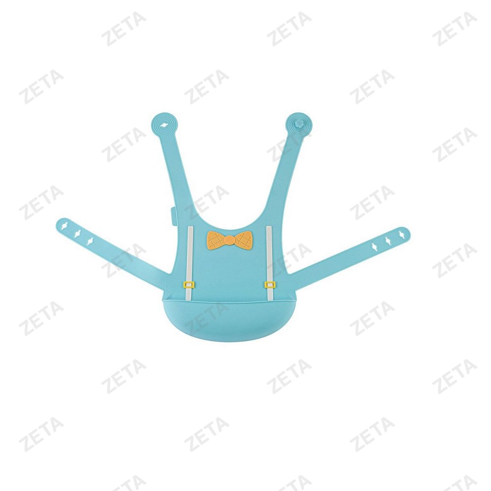 Нагрудник силиконовый с застежкой на спине