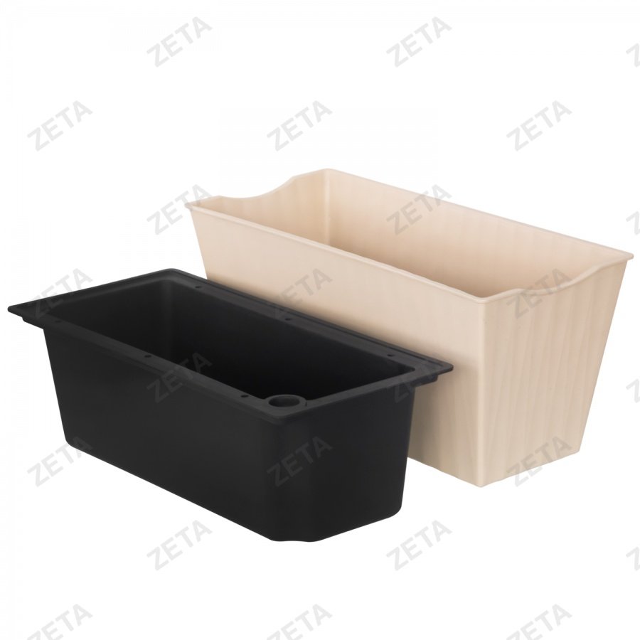 Кашпо для цветов "Блум" цветное (среднее)