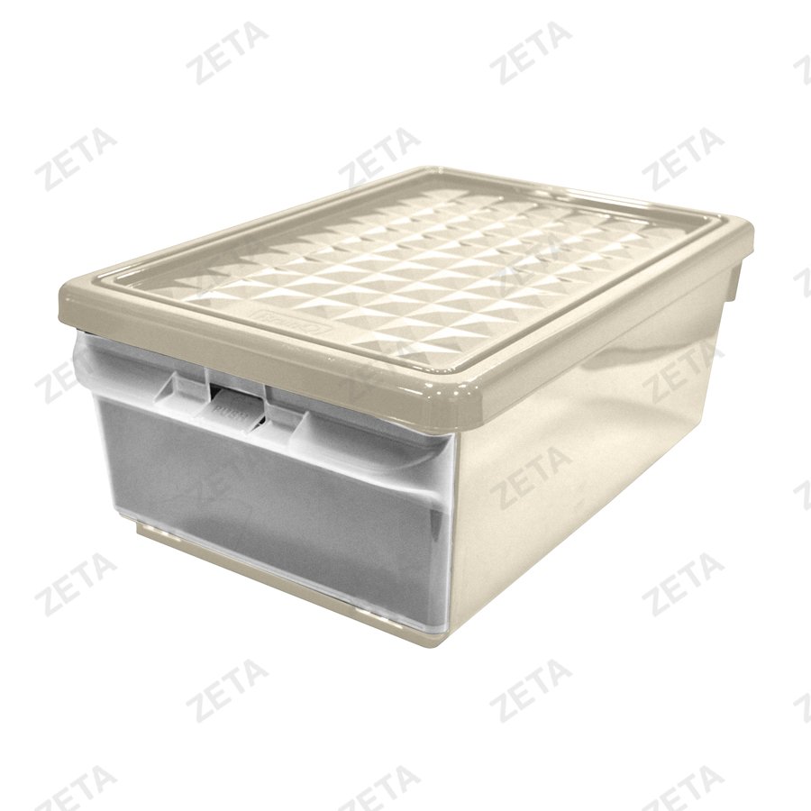 Ящик универсальная 12 л. 375*215*156 мм. Tule с откидной стенкой №221305125 - изображение 1