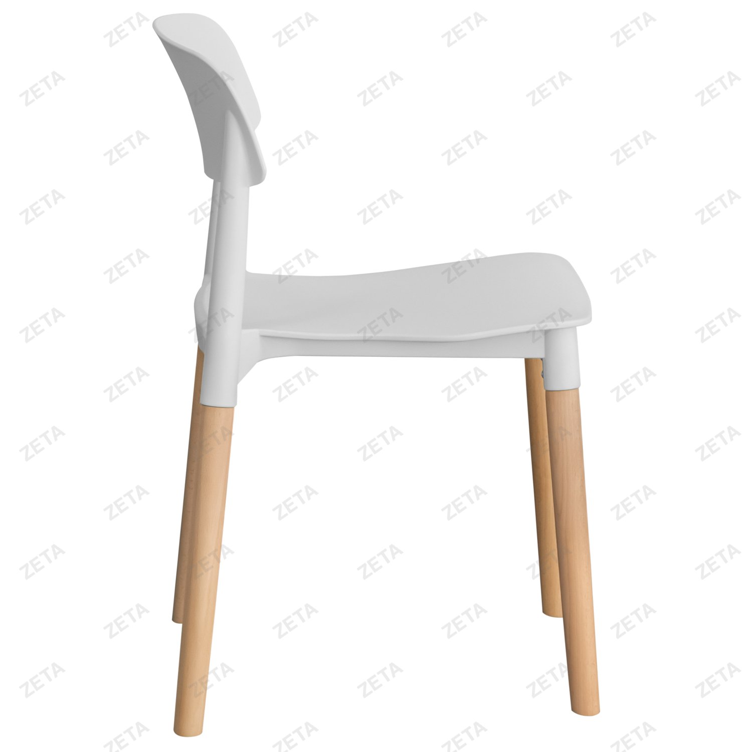 Стул "С22" пластиковый (белый) (ВИ)