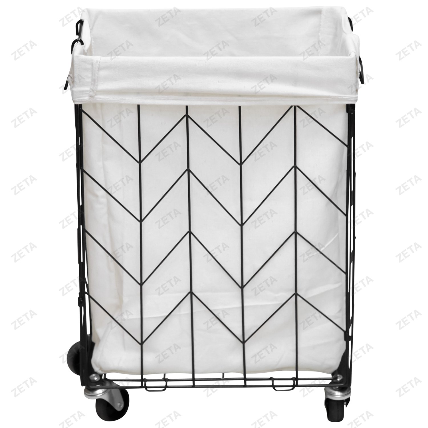 Корзина для белья на колесиках №LH21-479 (ВИ) - изображение 2