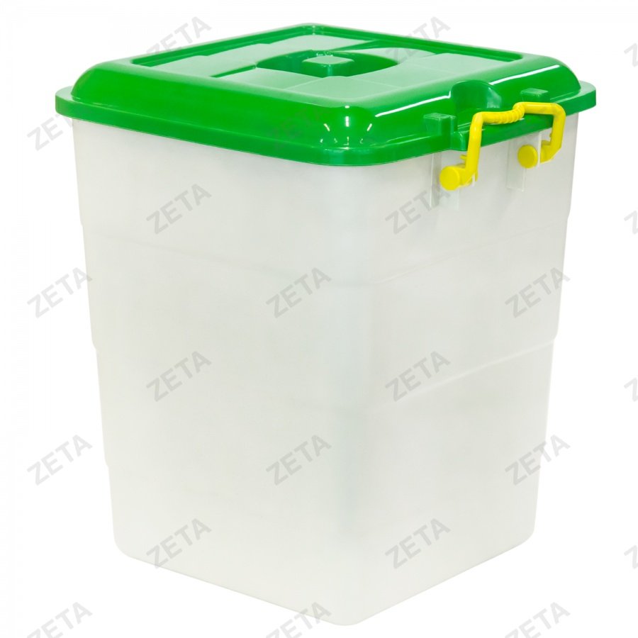 Контейнер цветной с крышкой (21 л.)