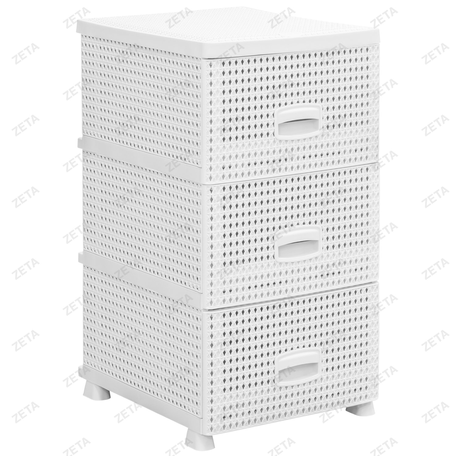 Комод 3-х секционный (белый) (Urgut-Уз)