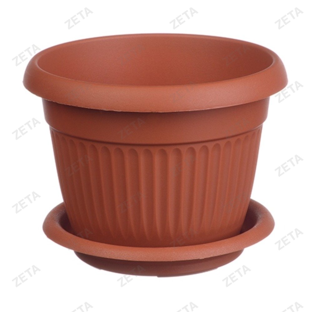 Кашпо 26 л. 420 мм. с поддоном "Ливия" №М 3028 - изображение 3