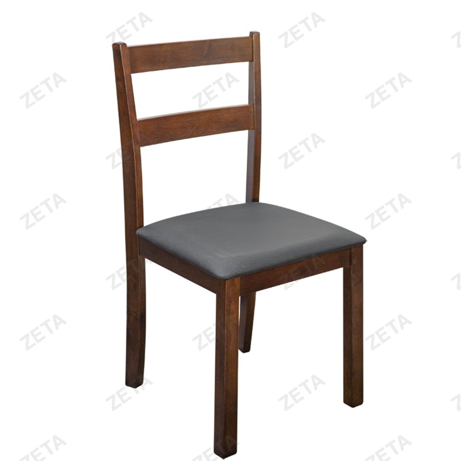 Комплект мебели: стол + 4 стула №А2 (венге/черный) (Малайзия) - изображение 3