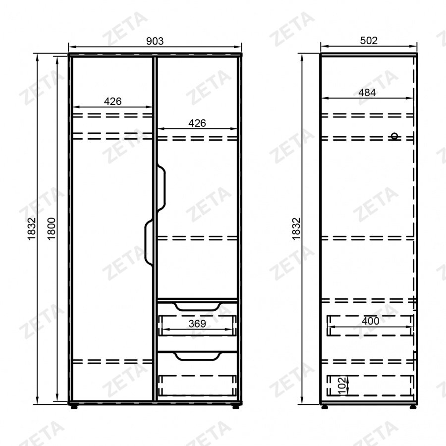 Шкаф "Дориан"