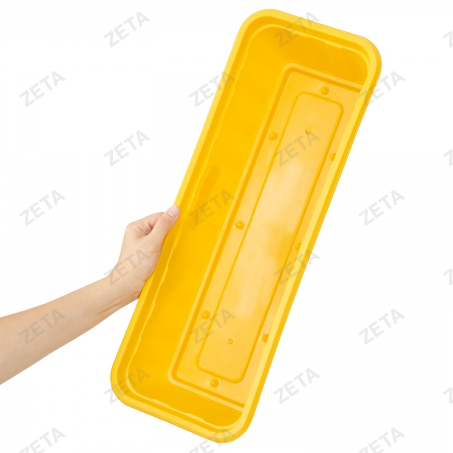 Горшок прямоугольный, с поддоном (53 см)