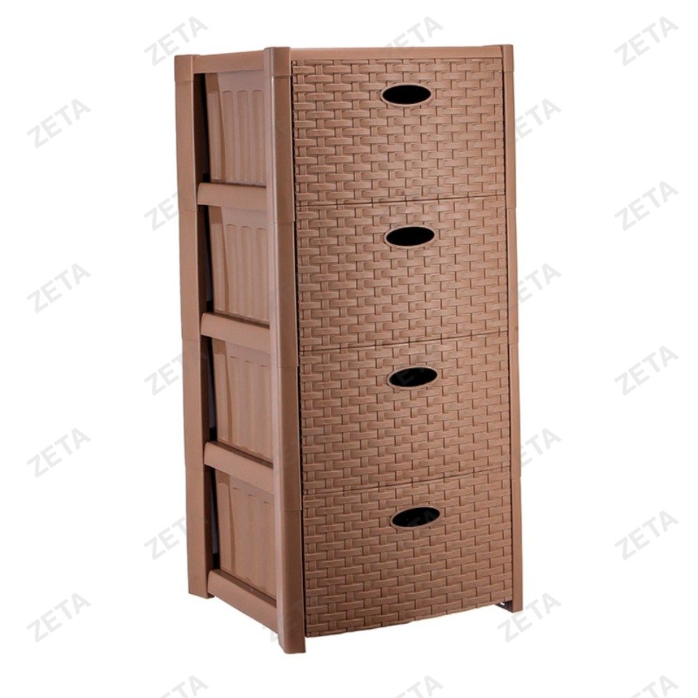 Комод 4 секции "Стиль ротанг" №М 2736