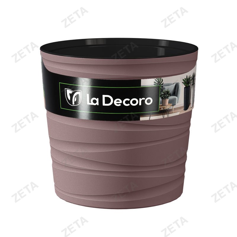 Кашпо "Модерн Мини" 8 л, высота 250 мм №КШ-9765 (мокачино) - изображение 1