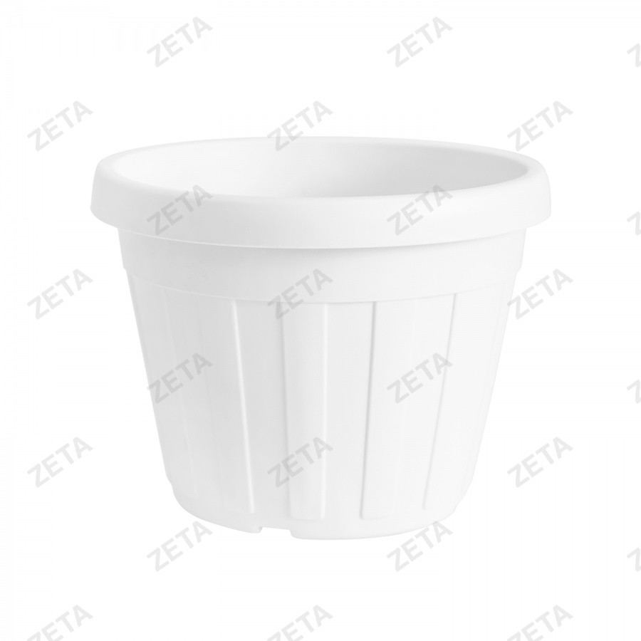 Горшок для цветов белый (d155)