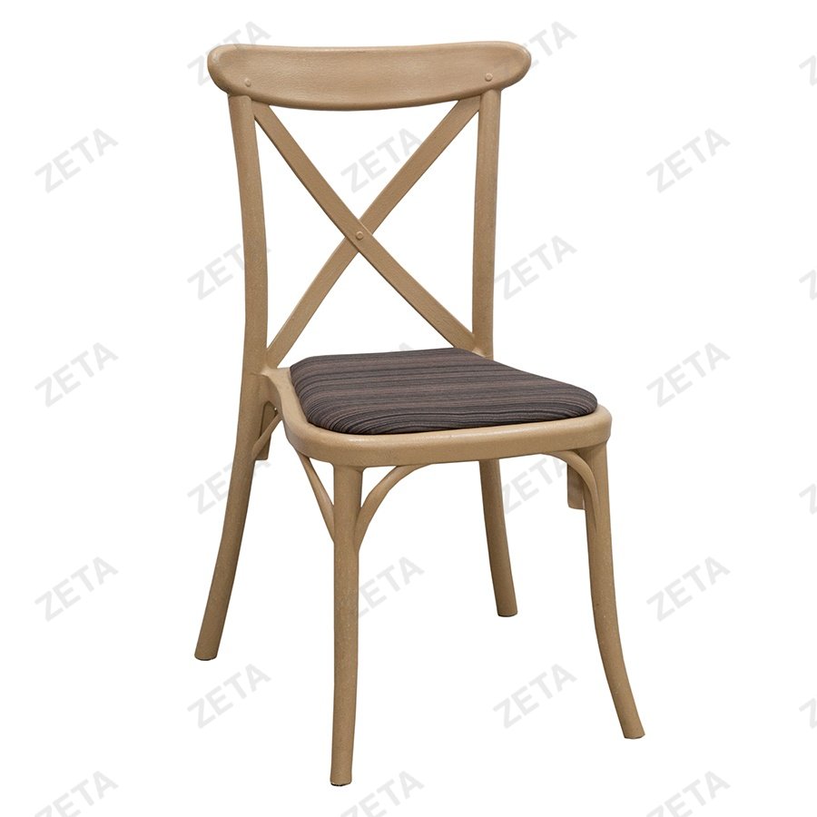 Стул пластиковый "Кантри" цветной (с мягким элементом)