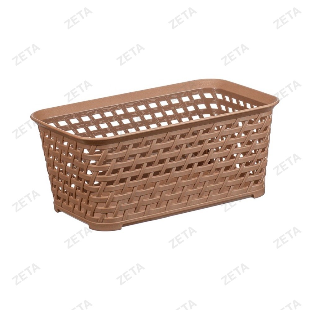 Корзинка для мелочей 2,2 л. 240 * 150 * 100 мм. "Ротанг" №М 2373 - изображение 1