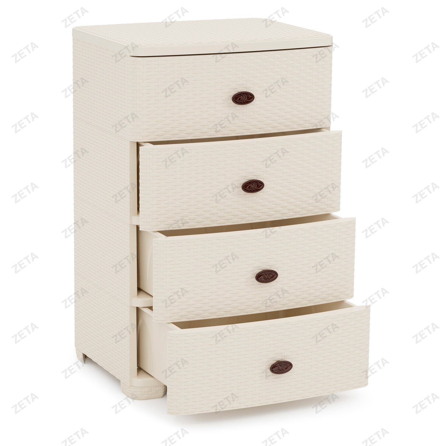 Комод 4-х секционный "Плетенка"