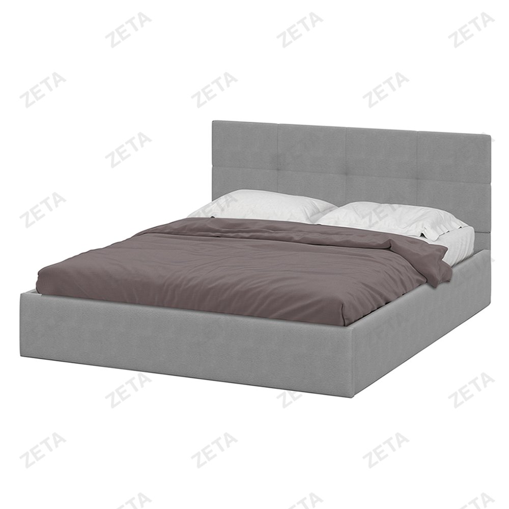 Кровать двойная №4 №00-00112031 (серый) (РФ)