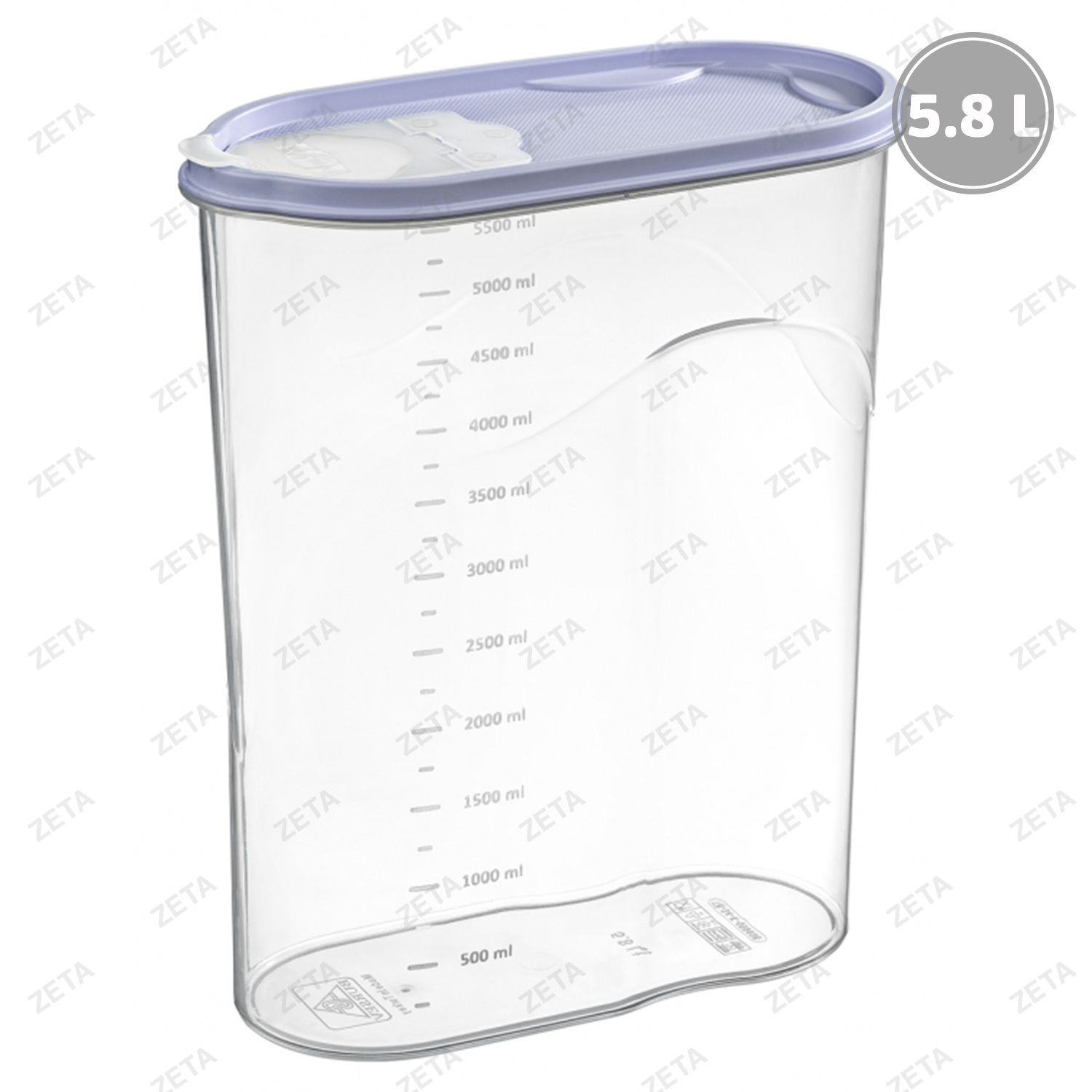 Контейнер с крышкой 5,8 л. №1111 05 - изображение 1